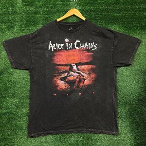 Alice In Chains Dirt Est 1987 Rock Band Mineral Wash T-Shirt Size Extra Large